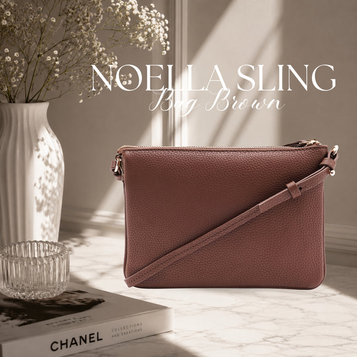 NOELLA SLING BAG BROWN