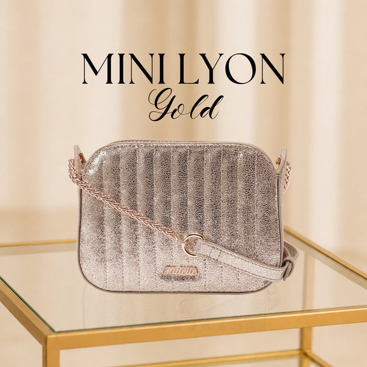 MINI LYON SLING BAG GOLD