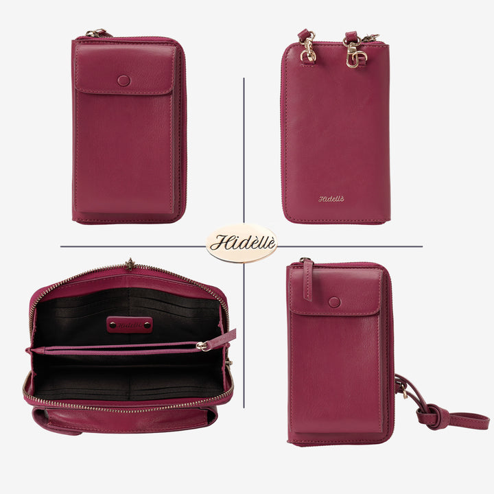 JANICE PHONE + WALLET SLING BAG PINK