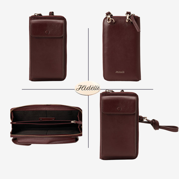 JANICE PHONE + WALLET SLING BAG BORDEUX