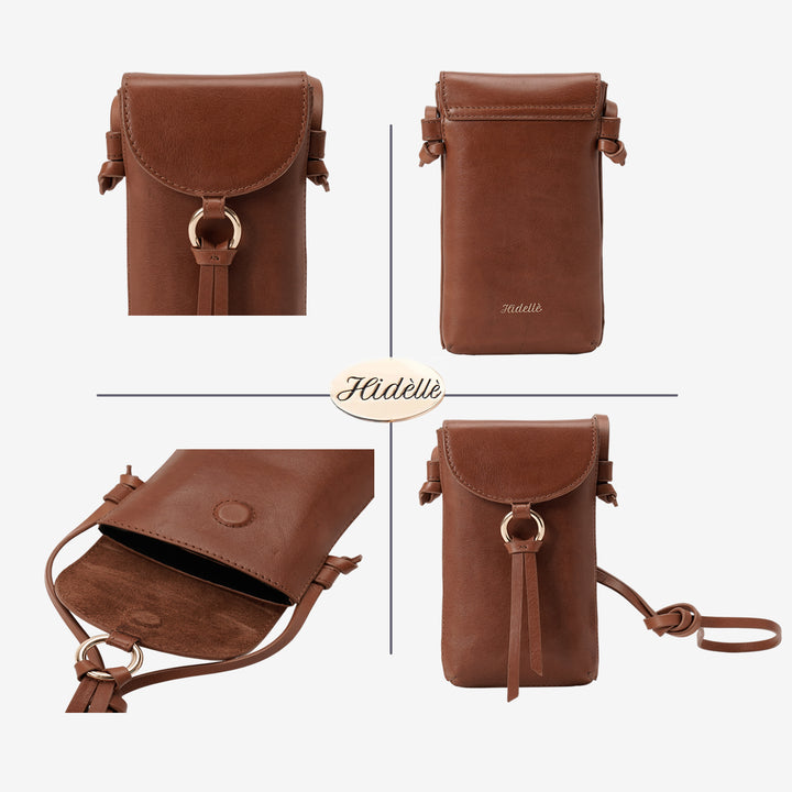 ROSE PHONE SLING BAG TAN