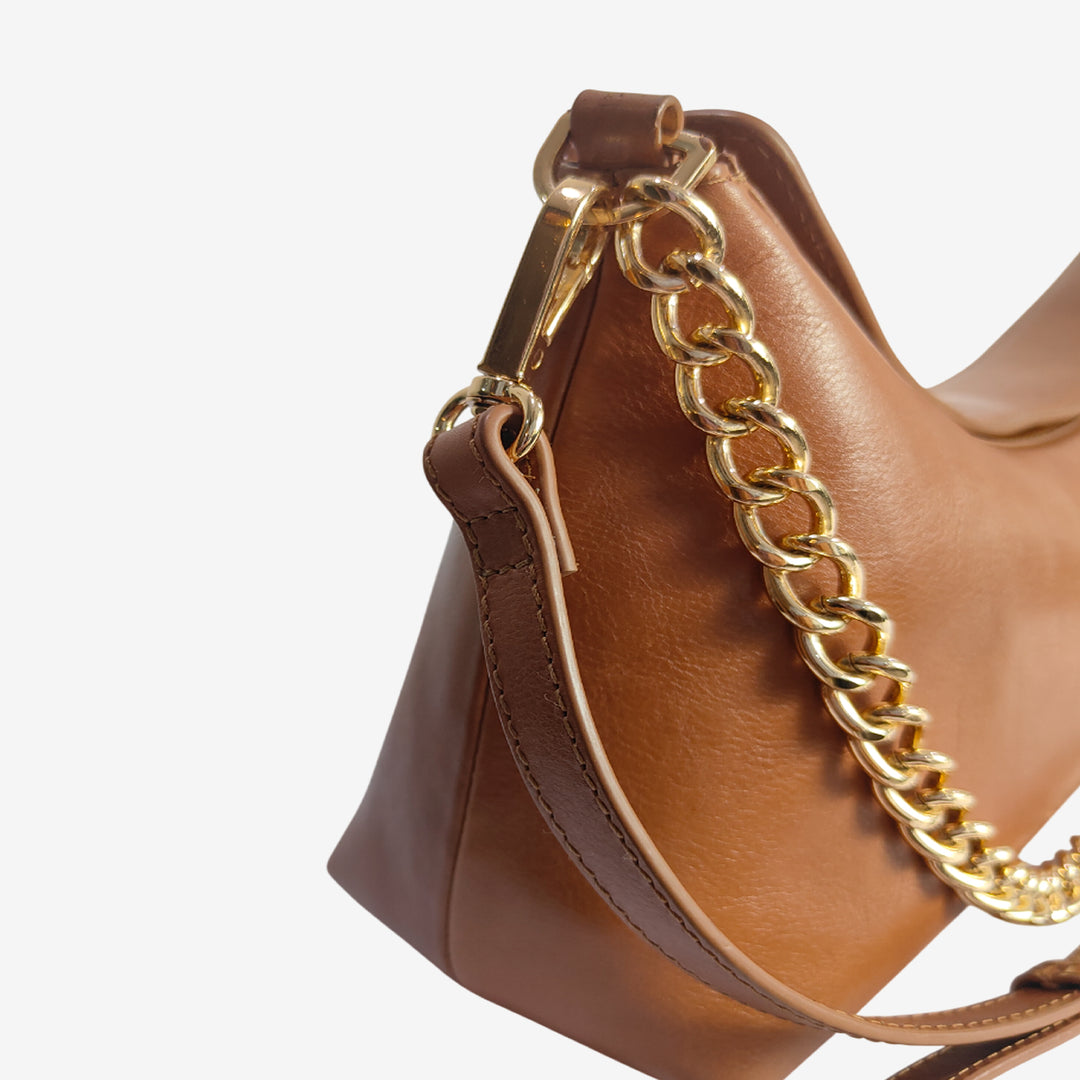 JADE SATCHEL BAG TAN