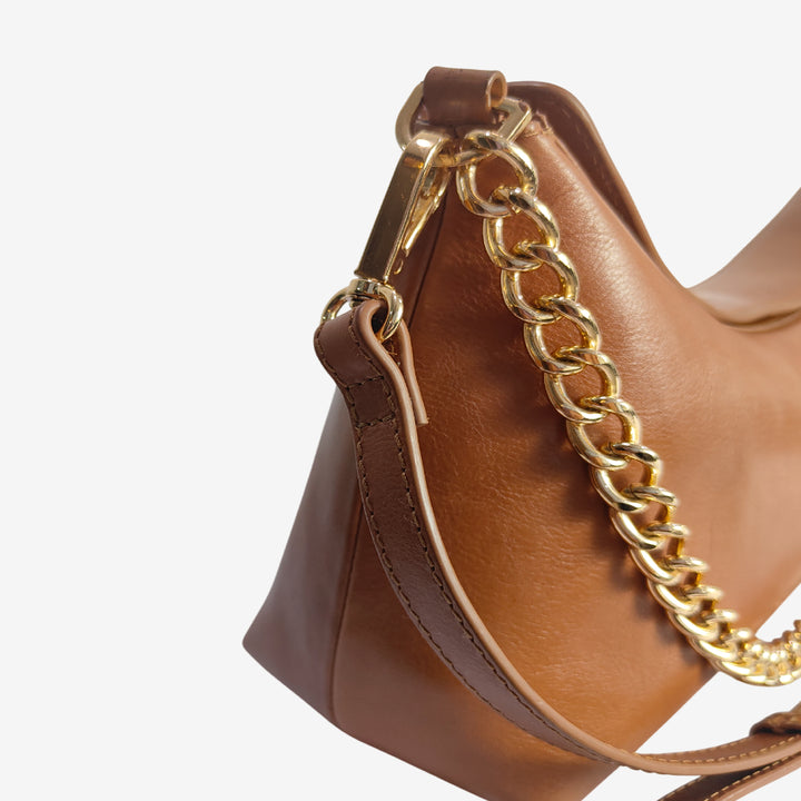 JADE SATCHEL BAG TAN