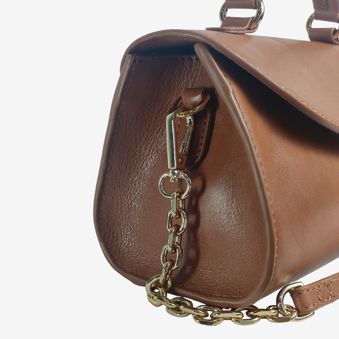 ELISA SHOULDER BAG TAN