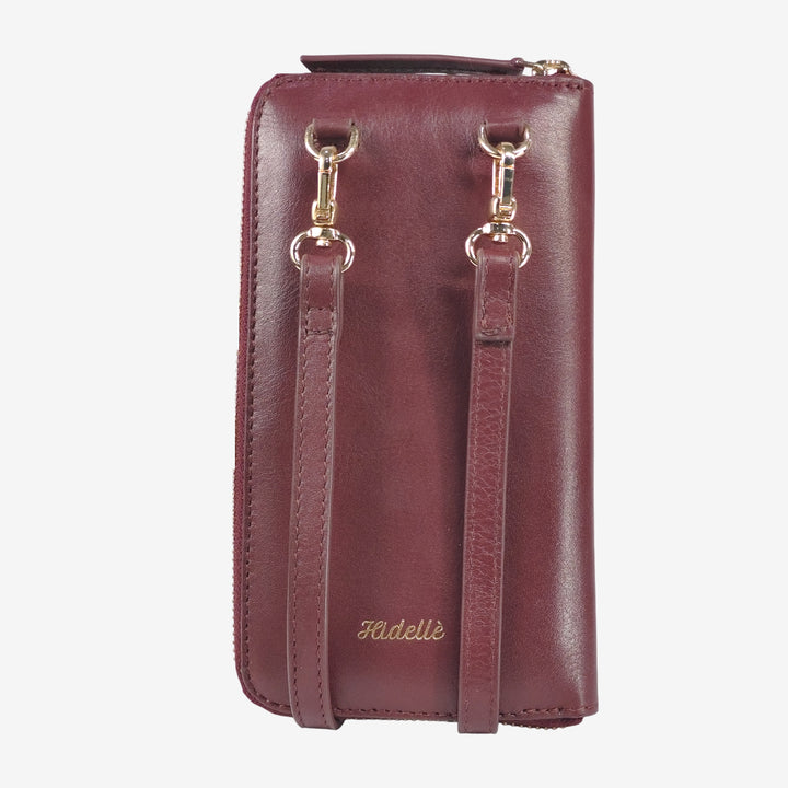 JANICE PHONE + WALLET SLING BAG BORDEUX