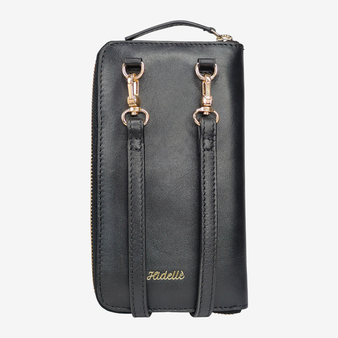 JANICE PHONE + WALLET SLING BAG BLACK