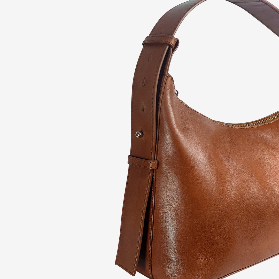 CINDY MINI HOBO BAG TAN