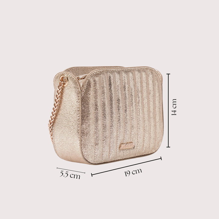 MINI LYON SLING BAG GOLD