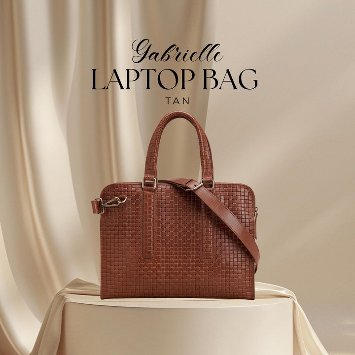 Gabrielle Laptop Bag Tan