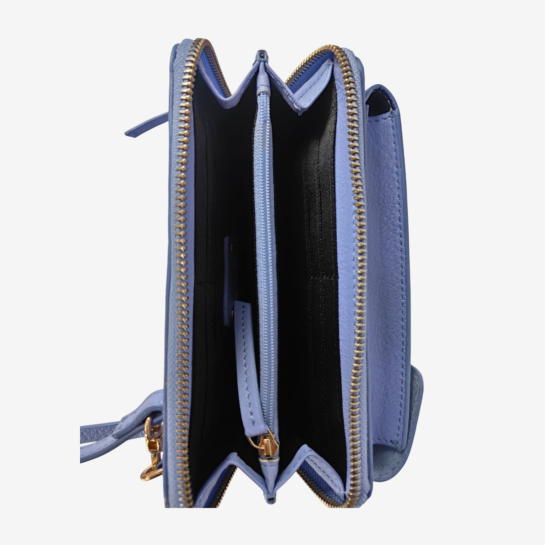 JANICE PHONE + WALLET SLING BAG SKY BLUE