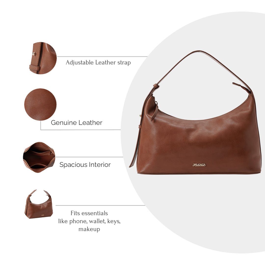 CINDY MINI HOBO BAG TAN