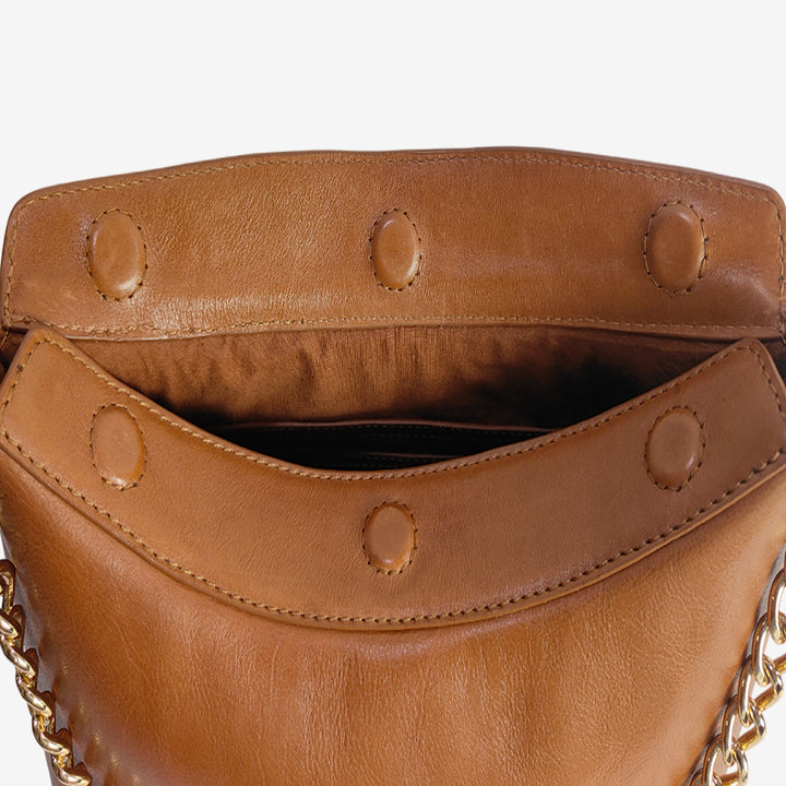 JADE SATCHEL BAG TAN