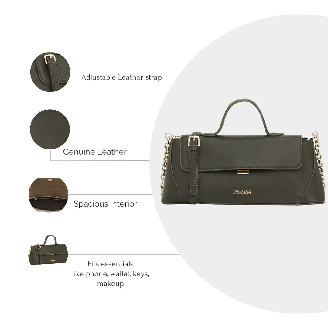ALMA SHOULDER BAG OLIVE