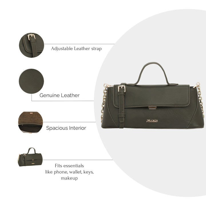 ALMA SHOULDER BAG OLIVE