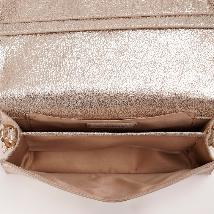 CAMILLE CLUTCH LARGE GOLD/SILVER