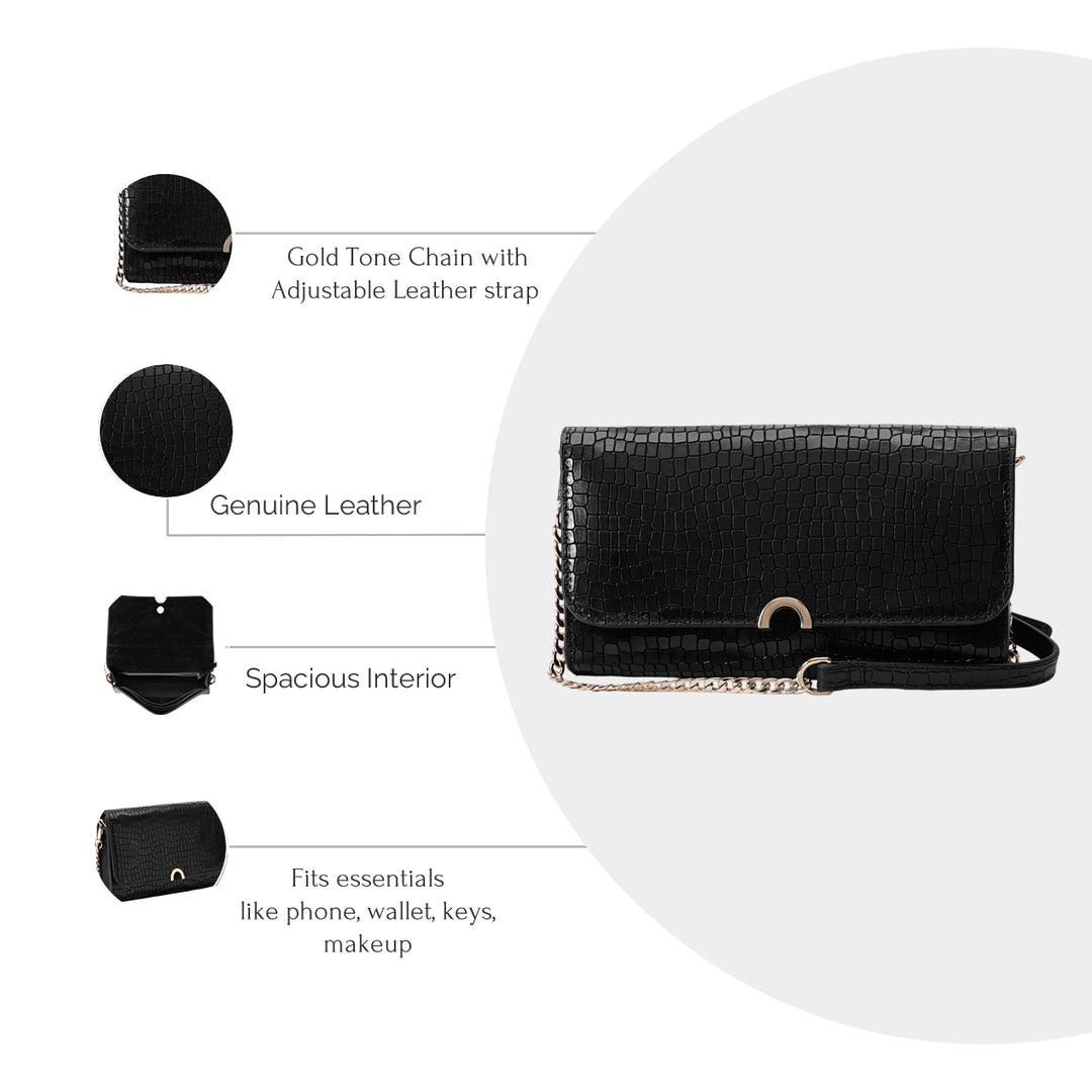 LINA CLUTCH BLACK