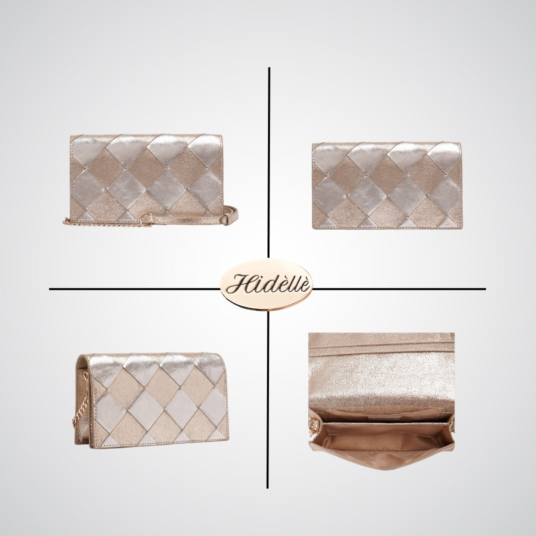 CAMILLE CLUTCH GOLD/SILVER