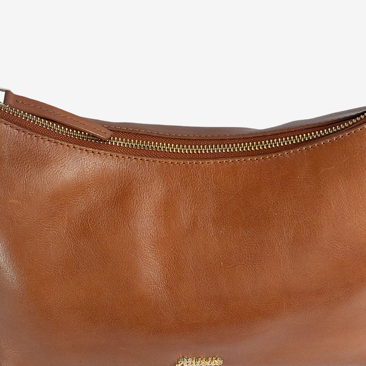 CINDY MINI HOBO BAG TAN