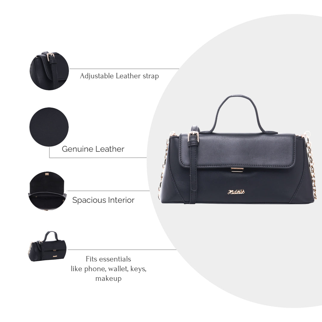 ALMA SHOULDER BAG BLACK