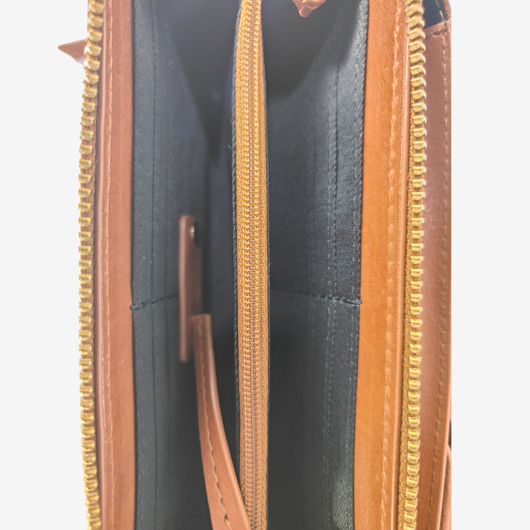 JANICE PHONE + WALLET SLING BAG TAN