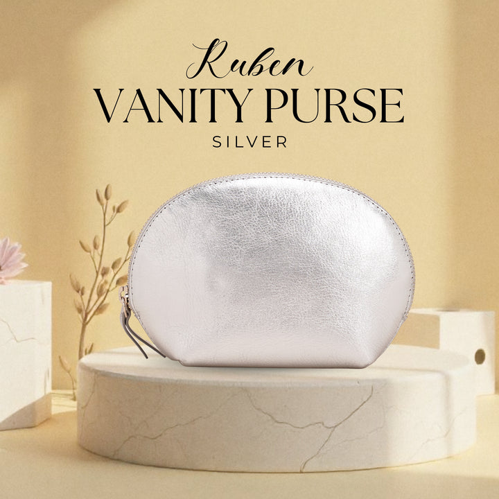 RUBEN VANITY PURSE SILVER
