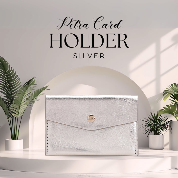 PETRA CARD HOLDER SILVER