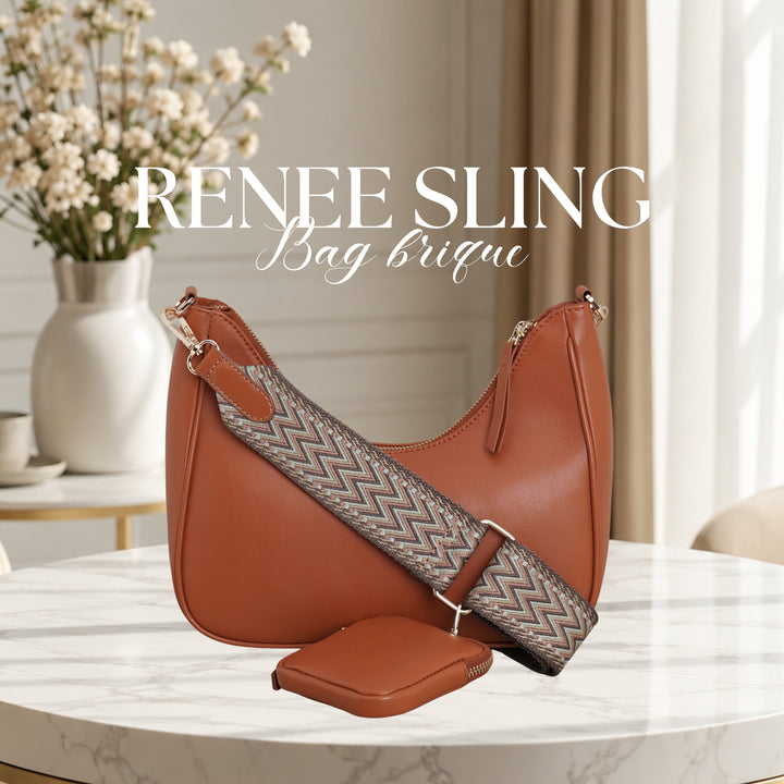 RENEE SLING BAG BRIQUE