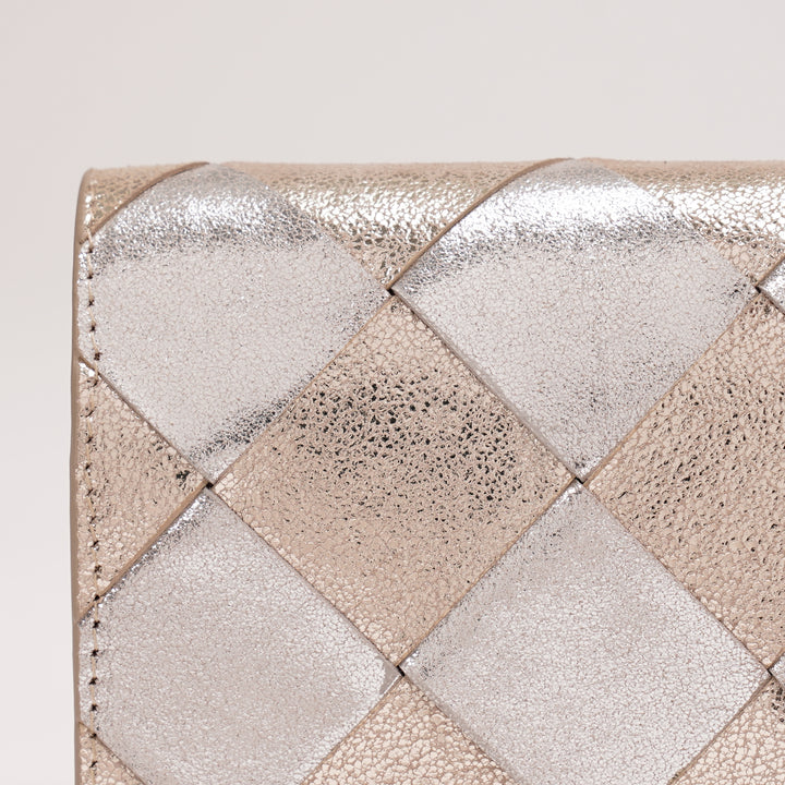 CAMILLE CLUTCH LARGE GOLD/SILVER
