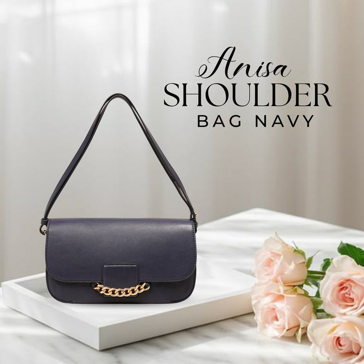 ANISA SHOULDER BAG NAVY