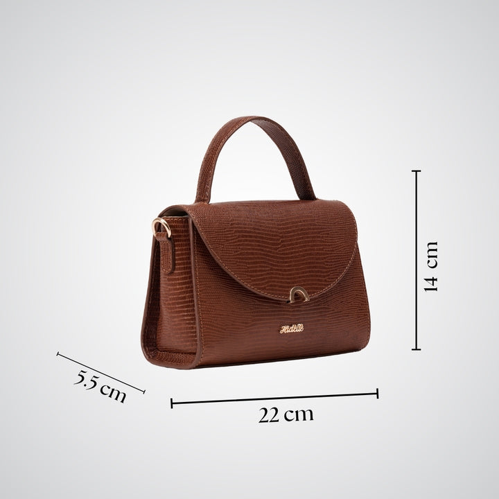COLETTE SLING BAG TAN LIZARD
