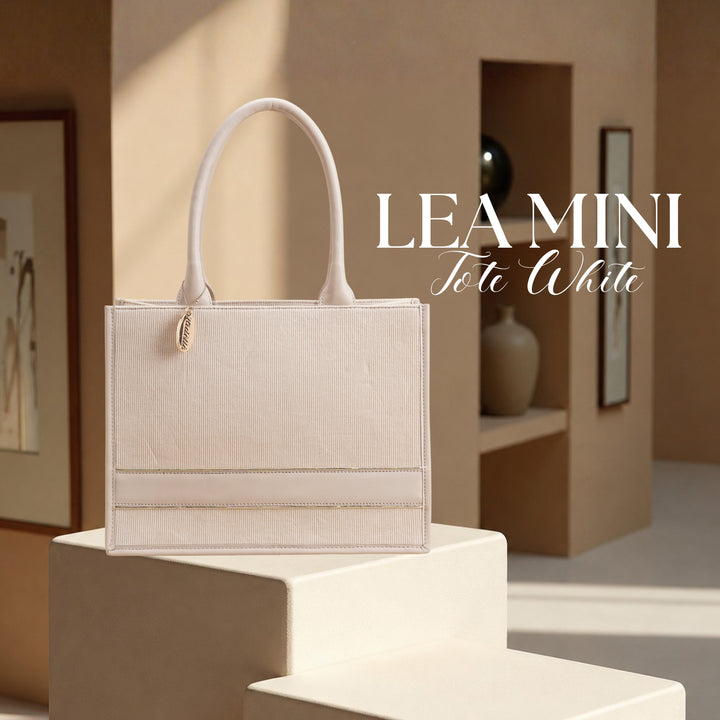 LEA MINI TOTE WHITE