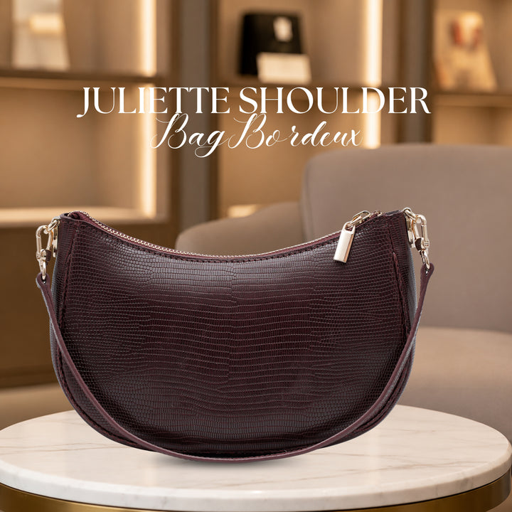 JULIETTE SHOULDER BAG BORDEUX