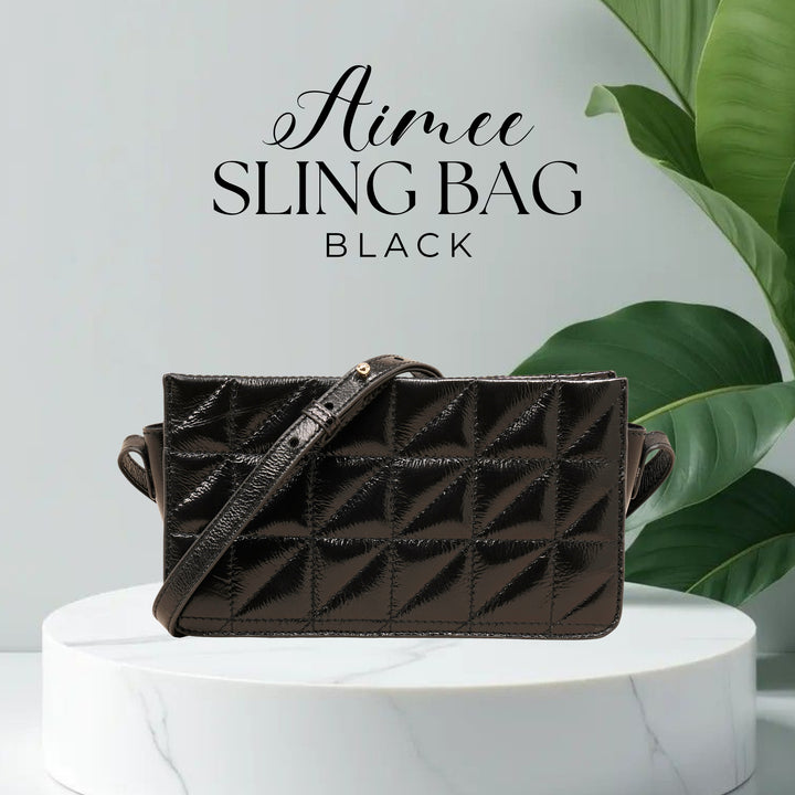 AIMEE SLING BAG BLACK