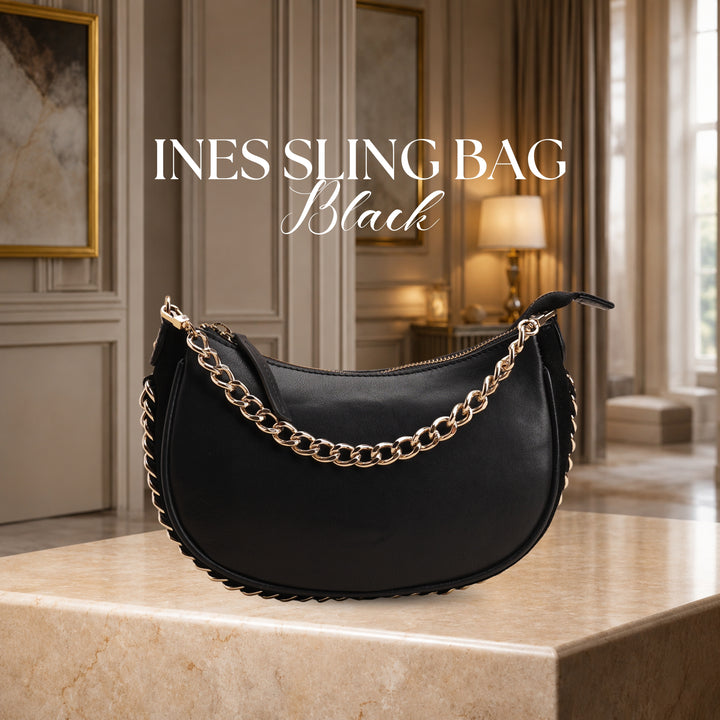 INES SLING BAG BLACK