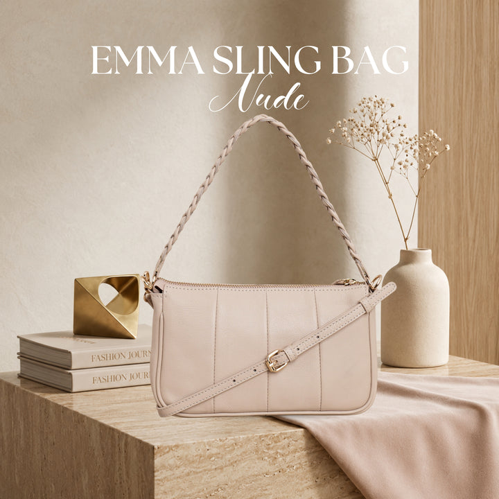EMMA SLING BAG NUDE