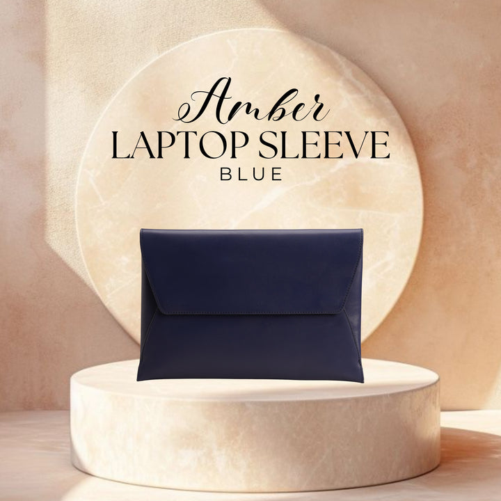 AMBER LAPTOP SLEEVE BLUE
