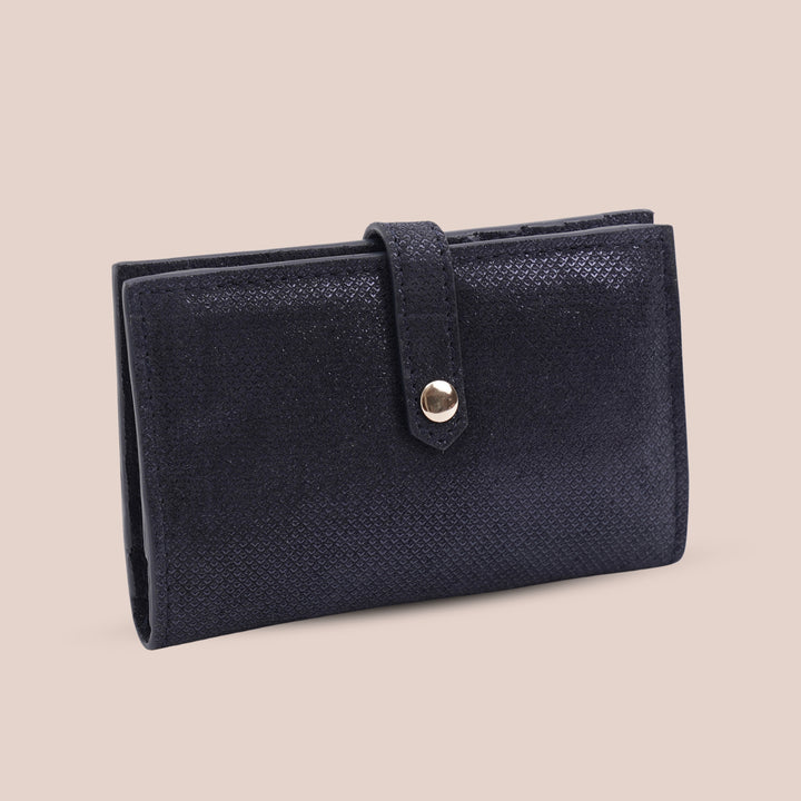 LILY WALLET NAVY FOIL