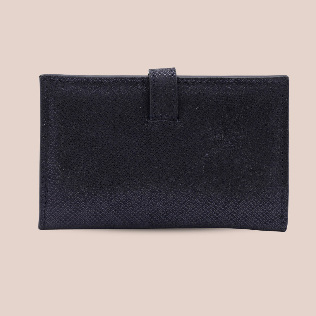 LILY WALLET NAVY FOIL
