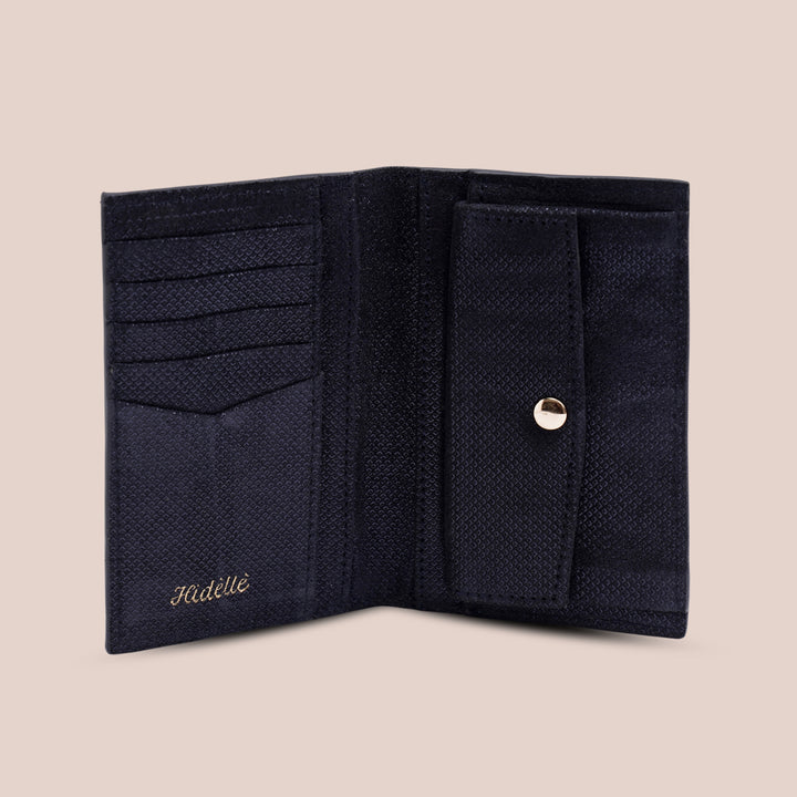 LILY WALLET NAVY FOIL