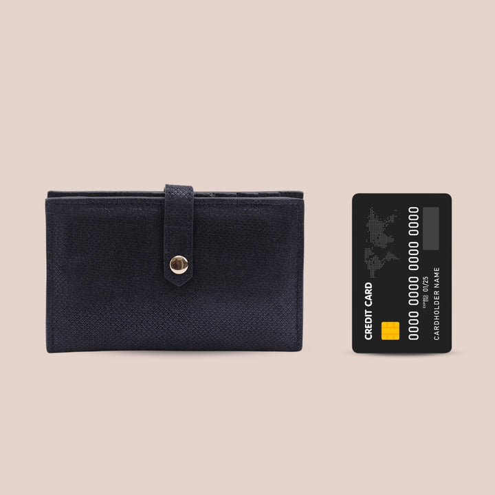 LILY WALLET NAVY FOIL