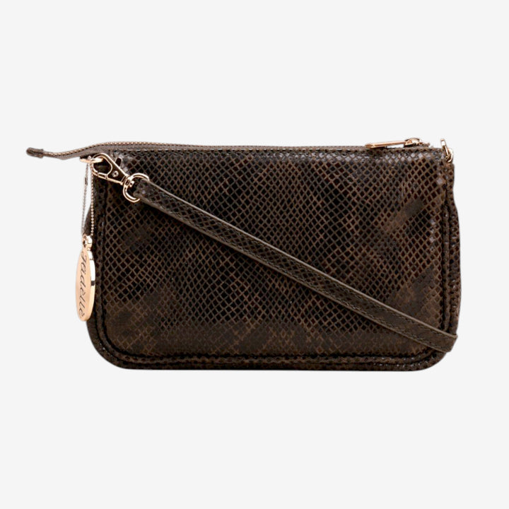 REMY SHOULDER BAG KHAKI PYTHON