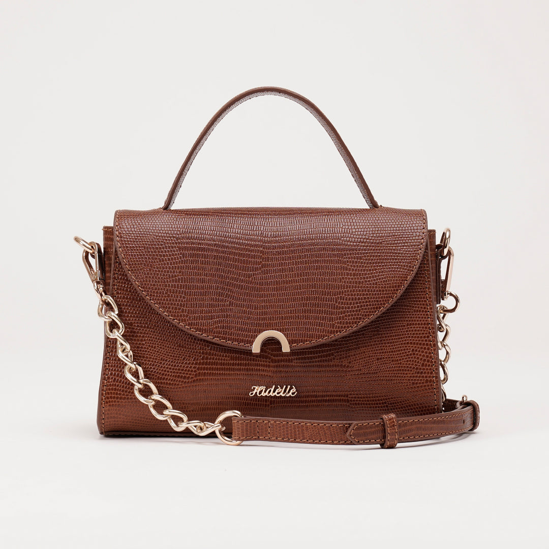 COLETTE SLING BAG TAN LIZARD