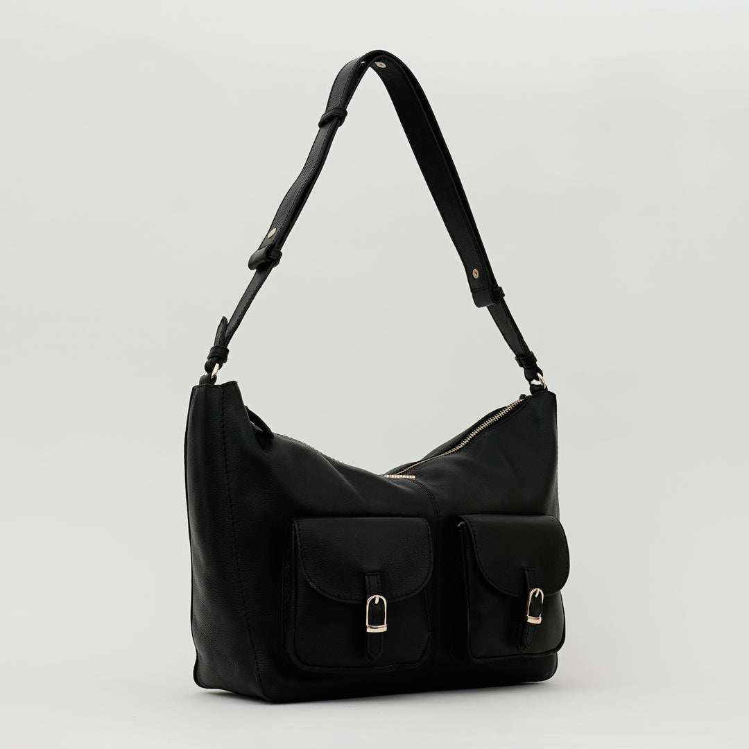 BERENICE HOBO BAG BLACK