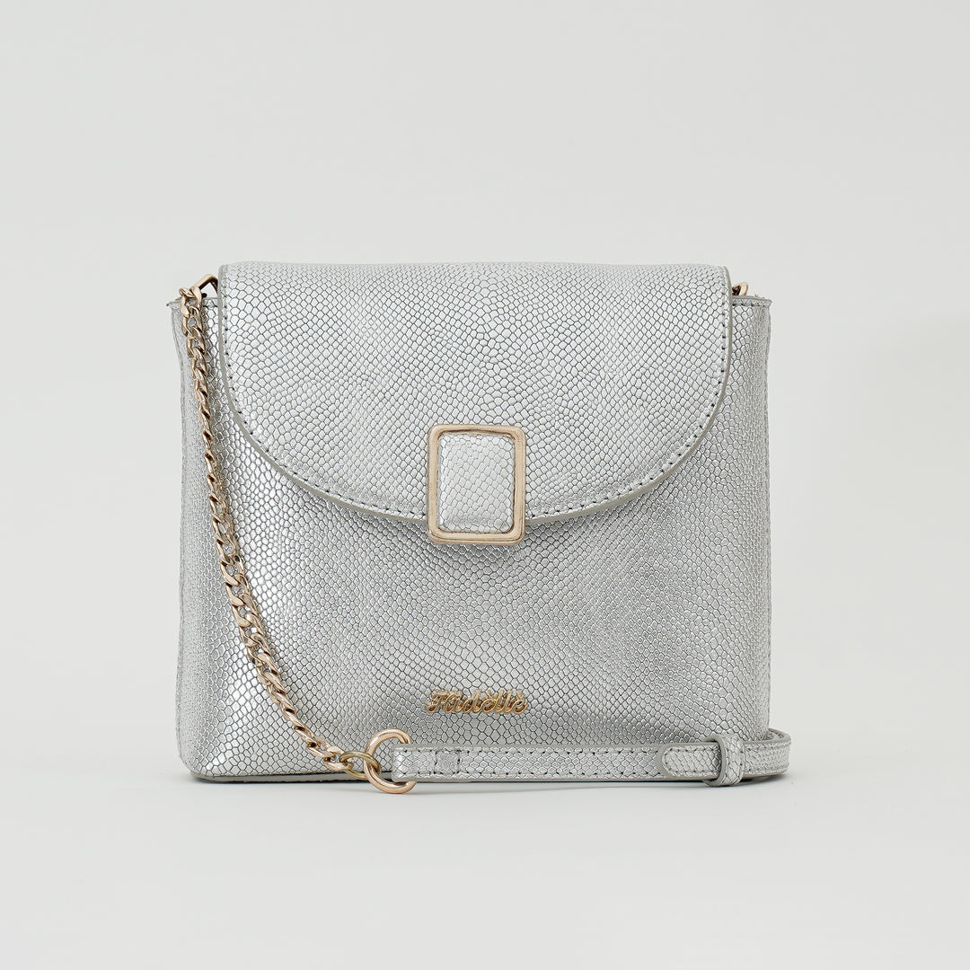 CHLOE SLING BAG SILVER