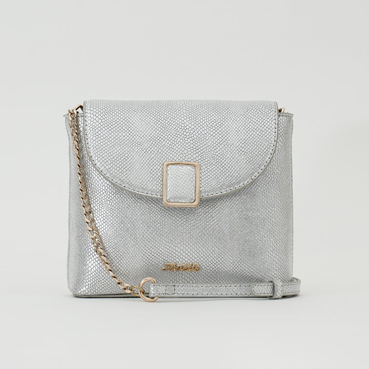 CHLOE SLING BAG SILVER
