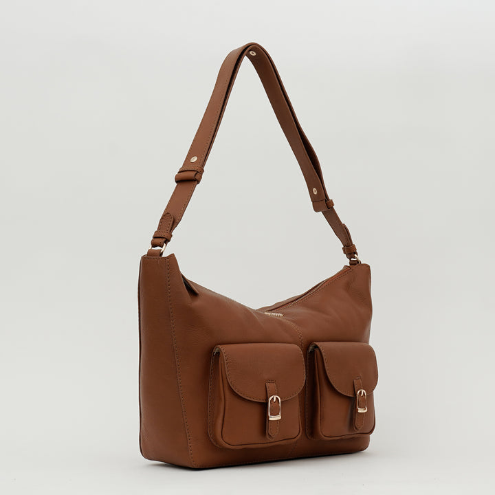 BERENICE HOBO BAG TAN