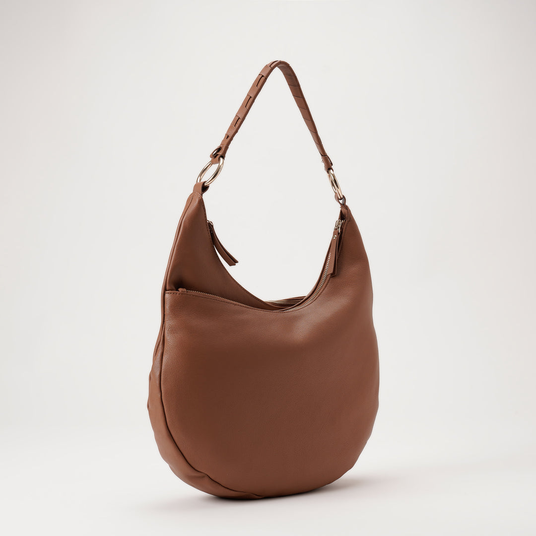 AUDREY HOBO TAN