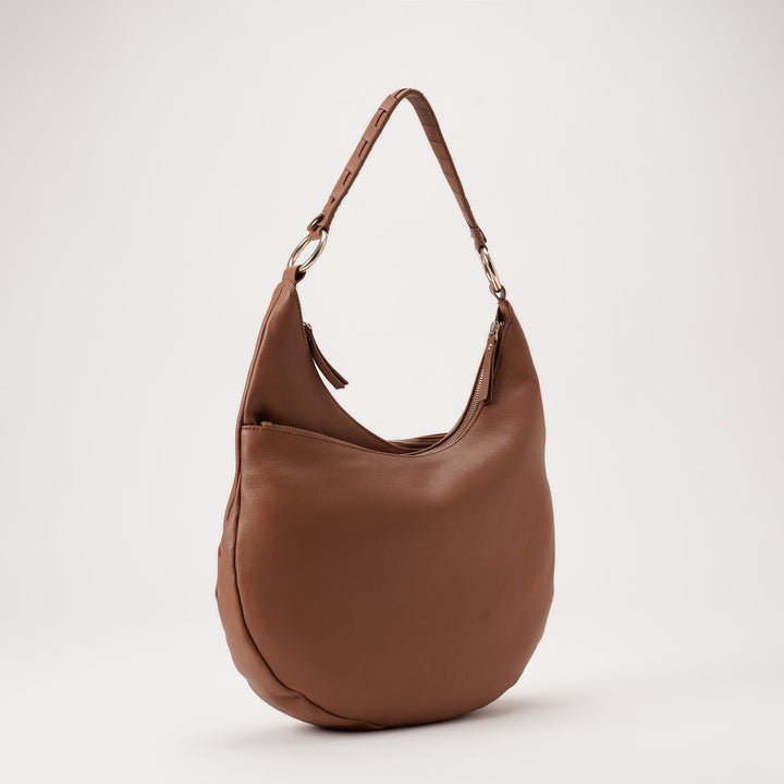 AUDREY HOBO TAN