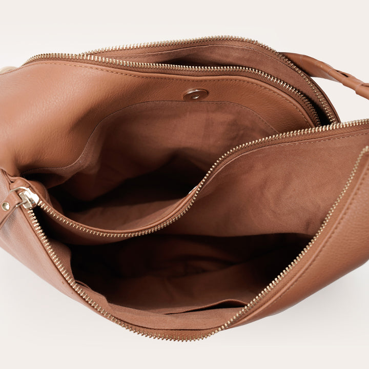 AUDREY HOBO TAN