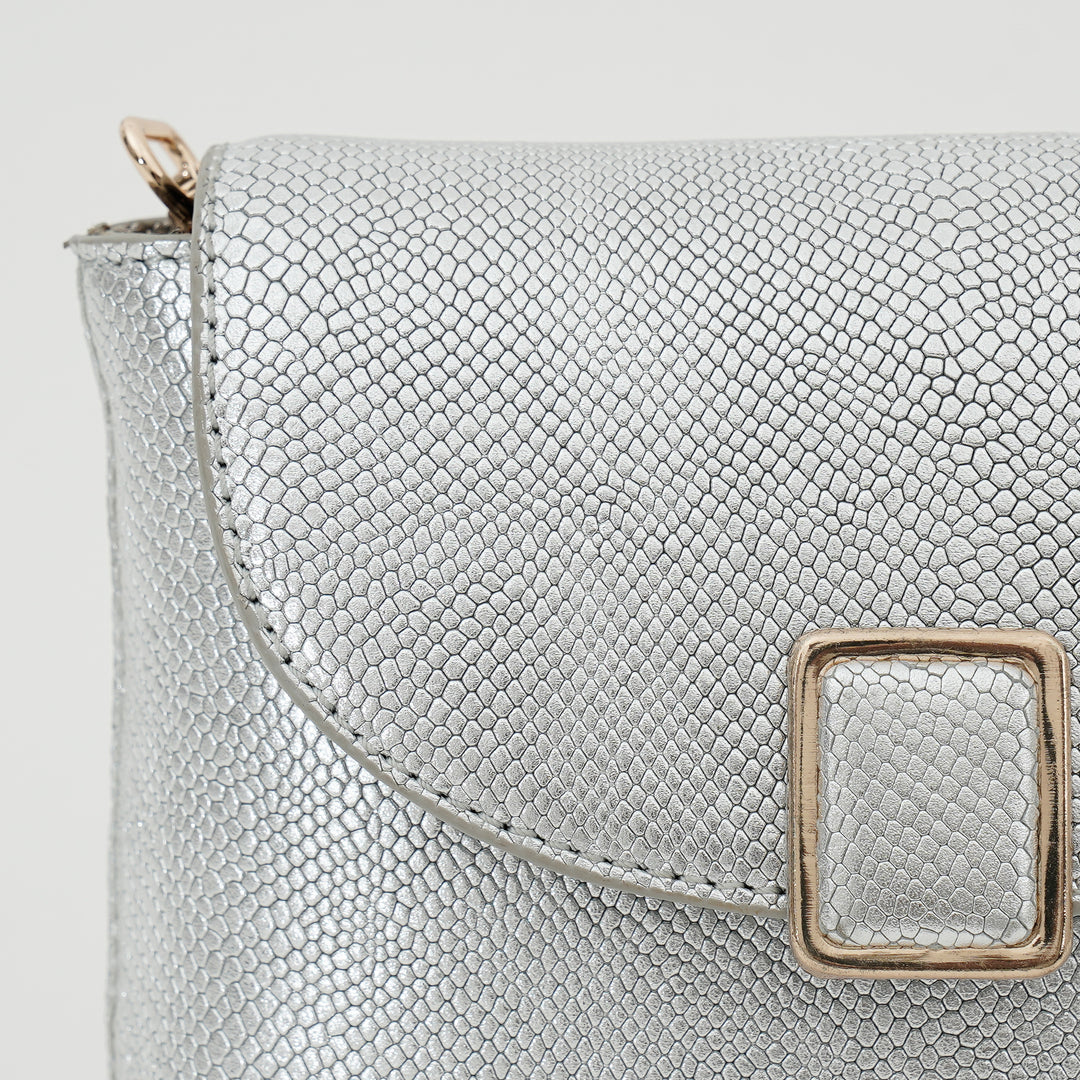 CHLOE SLING BAG SILVER